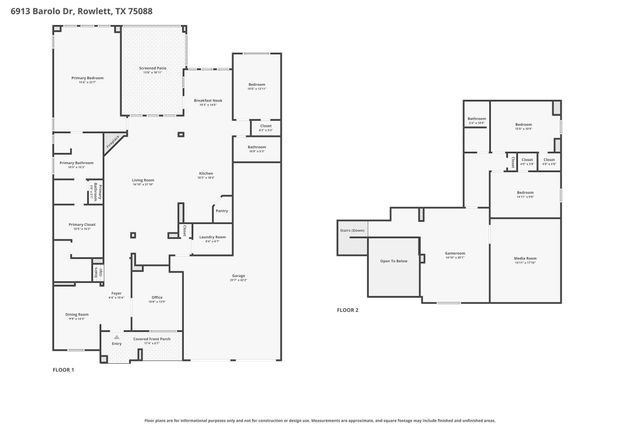 6913 Barolo Drive, Rowlett, TX 75088