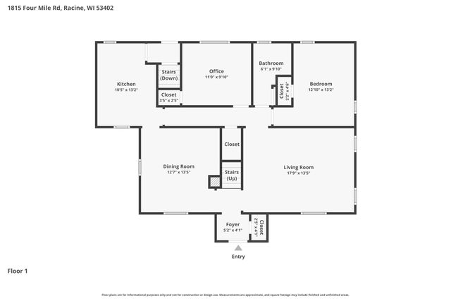 1815 4 mile ROAD, Racine, WI 53402