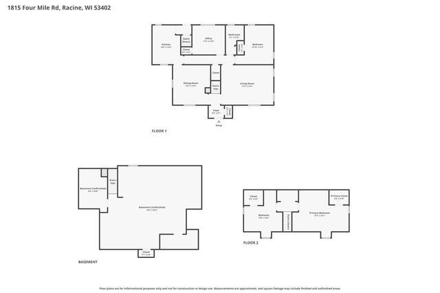 1815 4 mile ROAD, Racine, WI 53402
