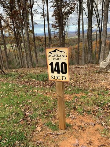 Lot 140 Highland Park, Blairsville, GA 30512