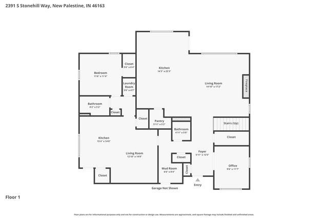 2391 S Stonehill Way, New Palestine, IN 46163