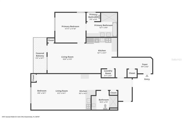 3151 SUNSET WALK DRIVE 318, Kissimmee, FL 34747
