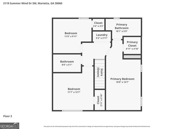 2119 Summer Wind Drive SW, Marietta, GA 30060