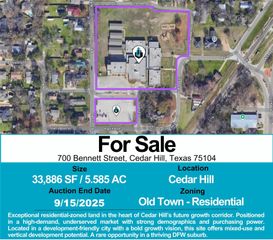 700 Bennett Street, Cedar Hill, TX 75104