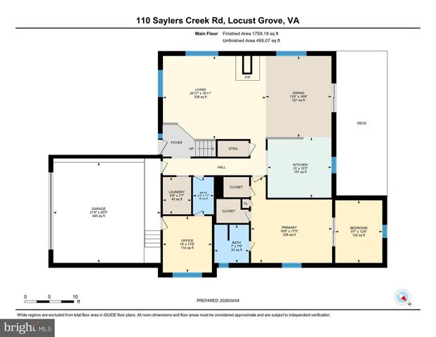 110 SAYLERS CREEK RD, Locust Grove, VA 22508