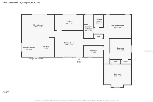 1223 LACEY OAK DRIVE, Apopka, FL 32703