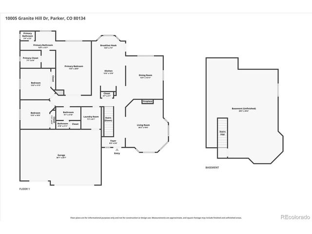 10005 Granite Hill Dr, Parker, CO 80134