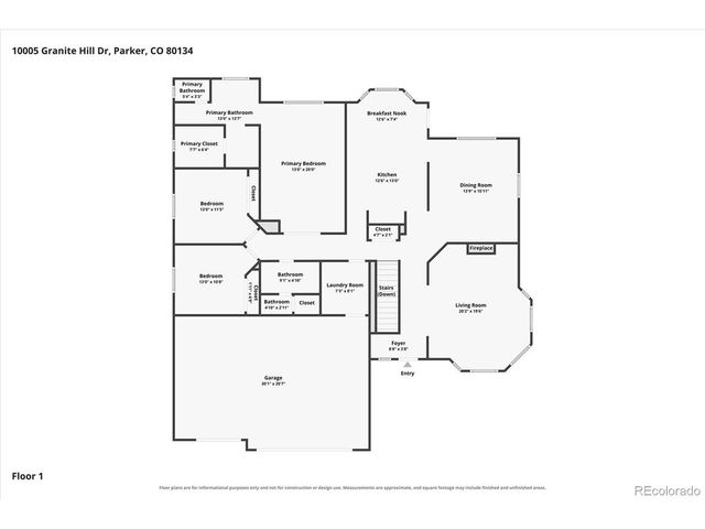 10005 Granite Hill Dr, Parker, CO 80134