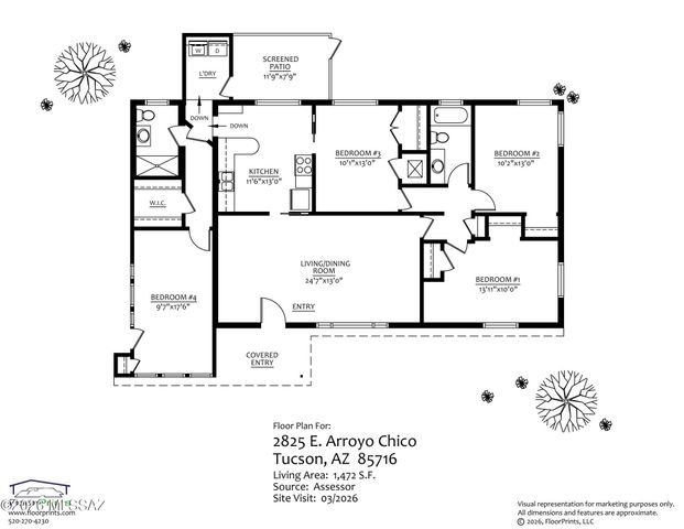 2825 E Arroyo Chico, Tucson, AZ 85716