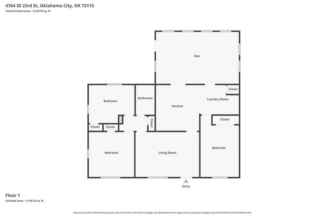 4764 SE 23rd Street, Del City, OK 73115