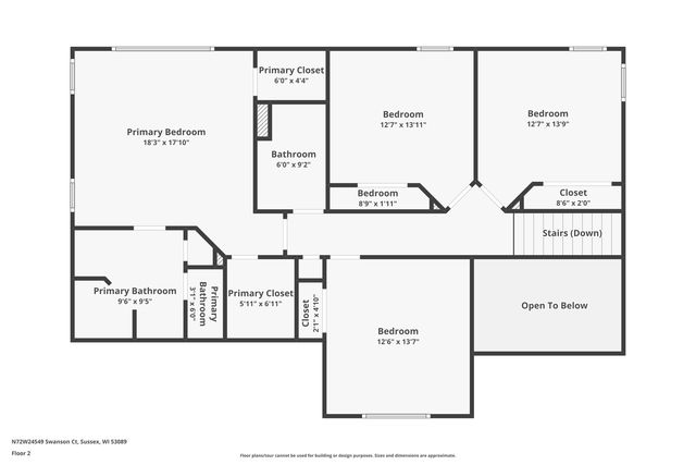 N72W24549 Swanson COURT, Sussex, WI 53089