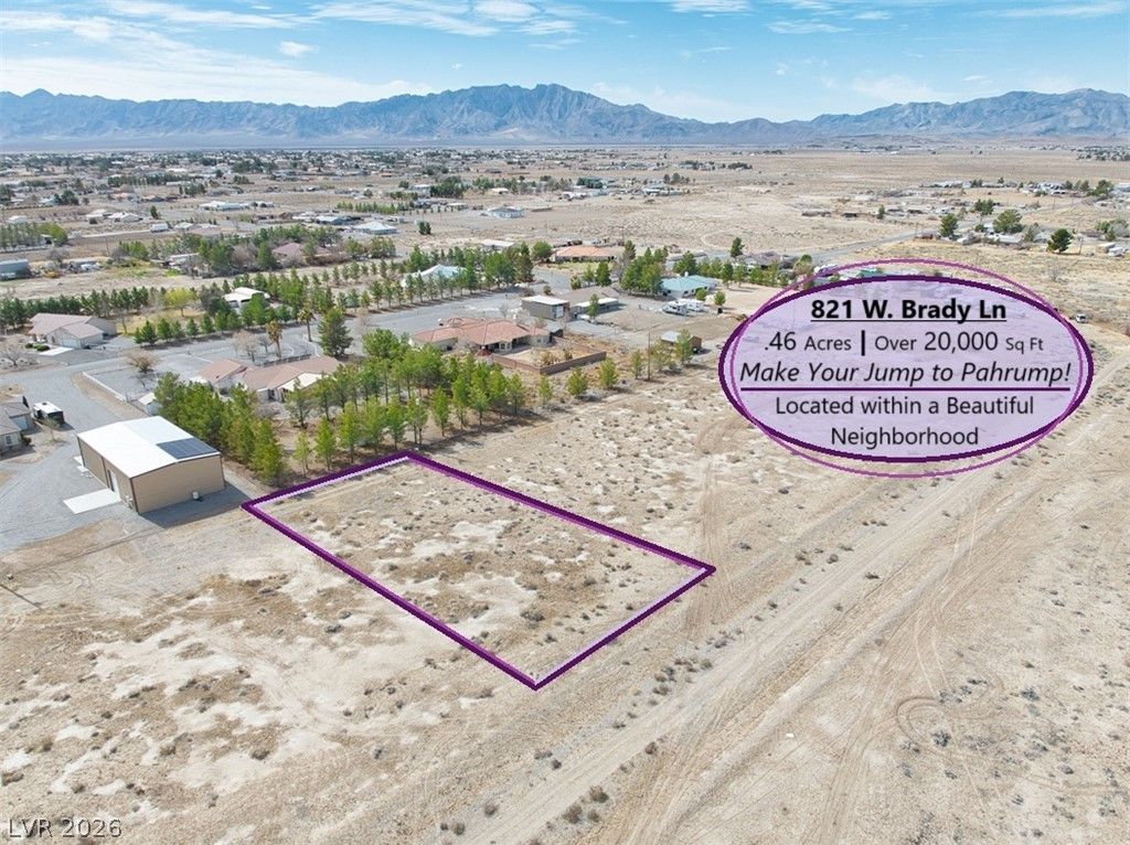 821 West Brady Lane, Pahrump, NV 89048