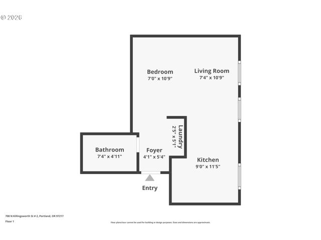 708 N KILLINGSWORTH St 2, Portland, OR 97217