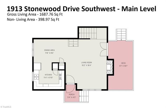 1913 Stonewood Drive, Winston-salem, NC 27103