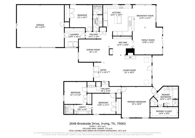 2648 Brookside Drive, Irving, TX 75063