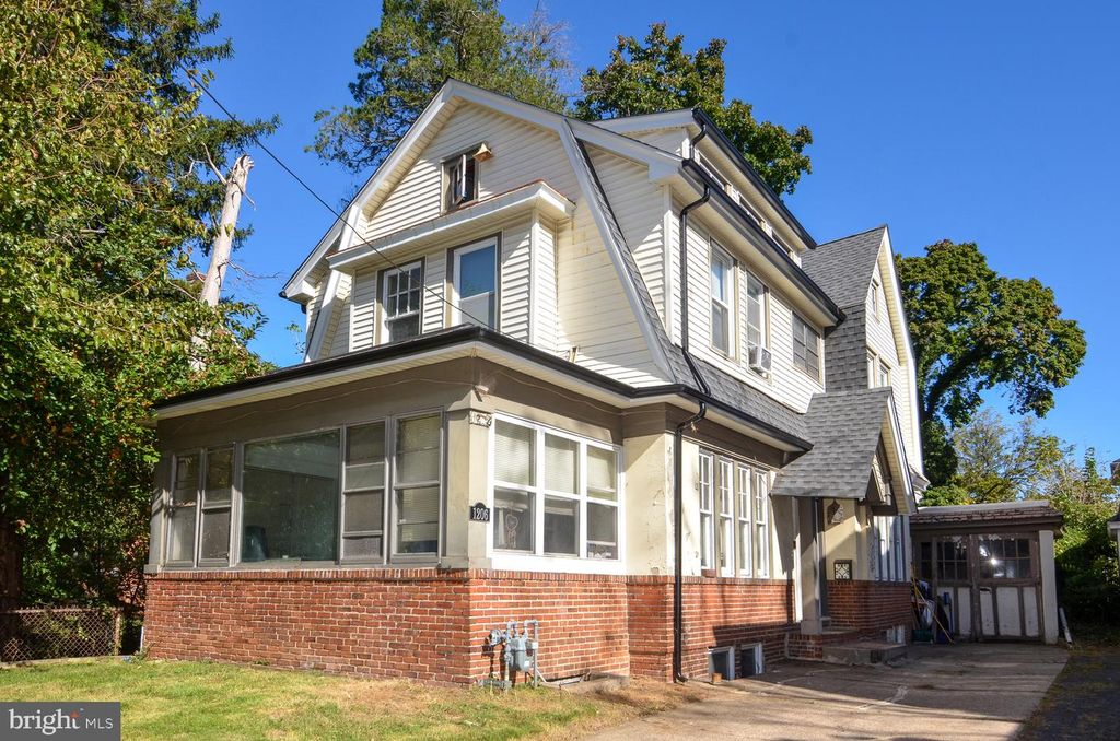 1206 STUYVESANT AVE, TRENTON, NJ 08618 — exterior