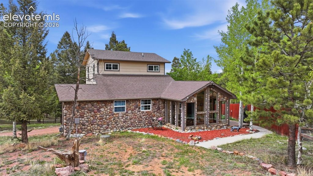 1625 N Mountain Estates Road, Florissant, CO 80816 — exterior