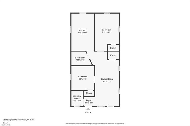 2801 Evergreen PL, Portsmouth, VA 23704