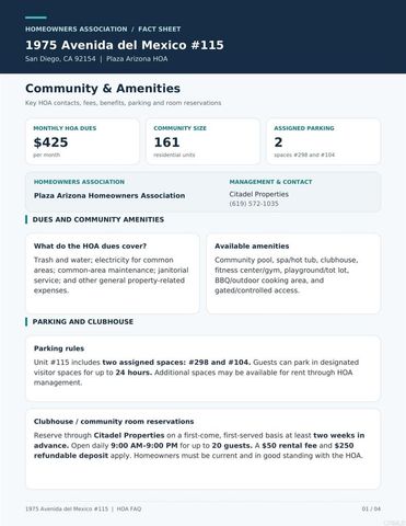1975 Avenida Del Mexico 115, San Diego, CA 92154