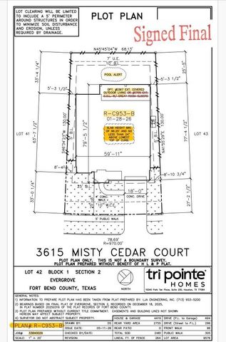 3615 Misty Cedar Court, Richmond, TX 77406