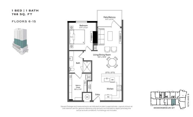 1212 Demonbreun St Apt 1210, Nashville, TN 37203