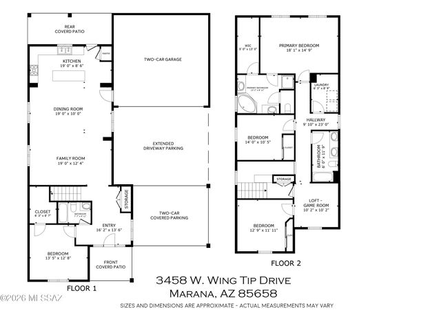 3458 W Wing Tip Drive, Marana, AZ 85658