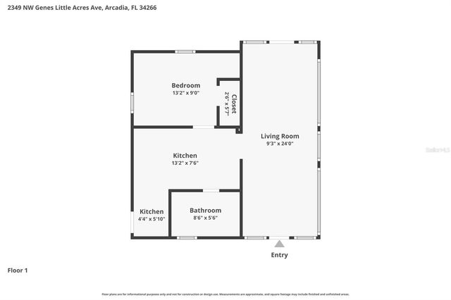 2349 NW GENES LITTLE ACRES AVENUE, Arcadia, FL 34266