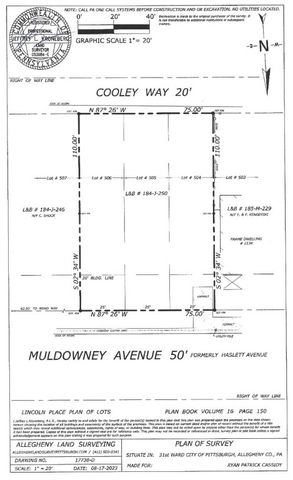 LOT 1 Muldowney Ave, Lincoln Place, PA 15207