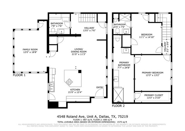 4548 Roland Avenue A, Highland Park, TX 75219