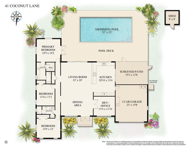 41 Coconut Lane, Ocean Ridge, FL 33435