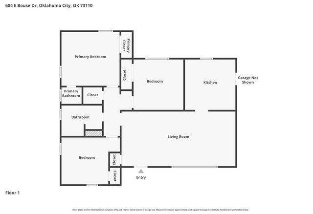604 E Bouse Drive, Midwest City, OK 73110