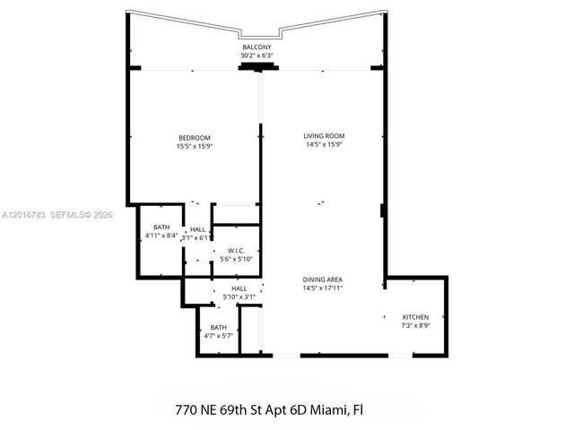 770 NE 69th St 6D, Miami, FL 33138