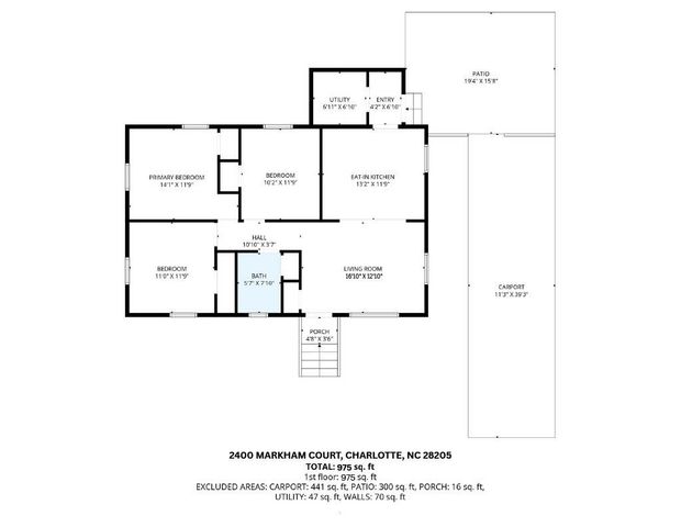 2400 Markham Court, Charlotte, NC 28205