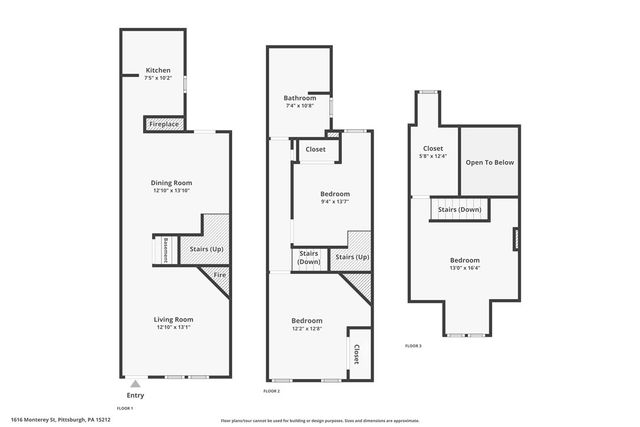 1616 Monterey St, Central North Side, PA 15212