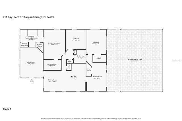 711 BAYSHORE DRIVE, Tarpon Springs, FL 34689