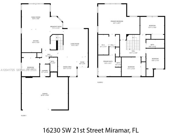 16230 SW 21st Street, Miramar, FL 33027