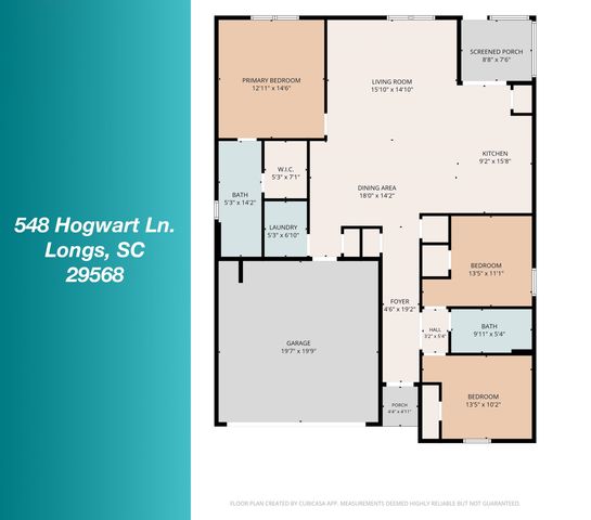 548 Hogwart Ln., Longs, SC 29568