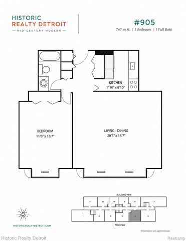 1300 E Lafayette 905, Detroit, MI 48207