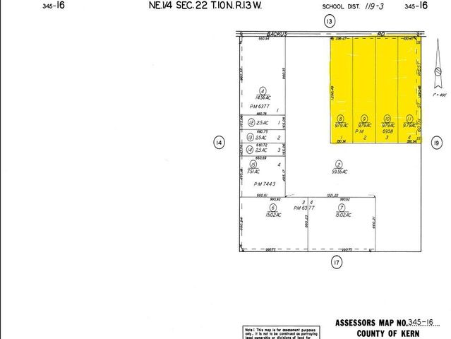 60th St West And Backus Rd, Rosamond, CA 93560