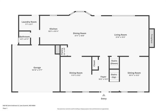 646 NE Saint Andrews Court, Lee's Summit, MO 64064