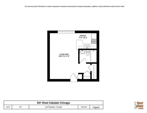 541 W OAKDALE Avenue 513, Chicago, IL 60613