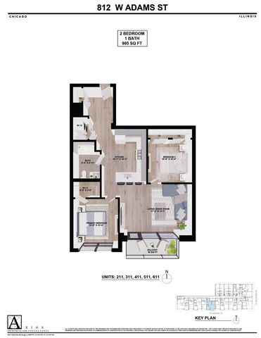 812 W Adams Street 611, Chicago, IL 60607
