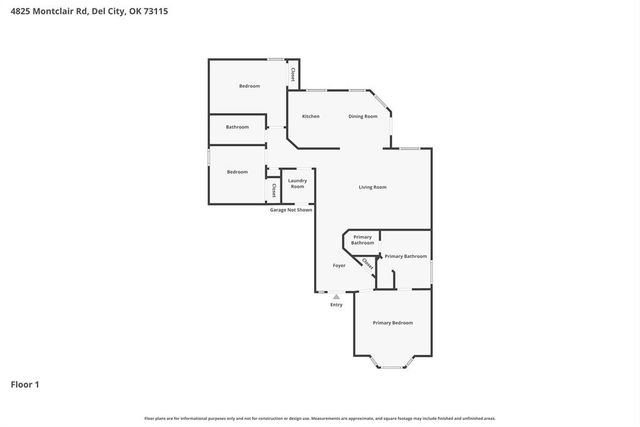 4825 Montclair Drive, Del City, OK 73115