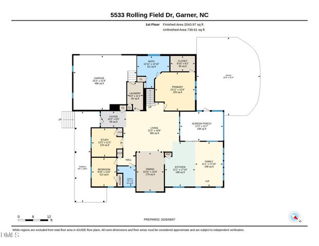 5533 Rolling Field Drive, Garner, NC 27529