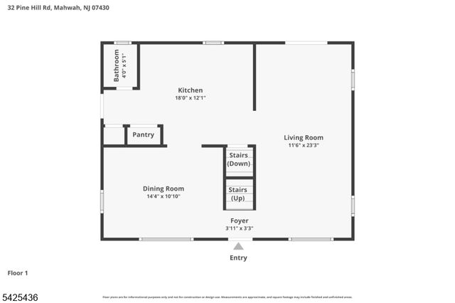 32 Pine Hill Rd, Mahwah Twp., NJ 07430