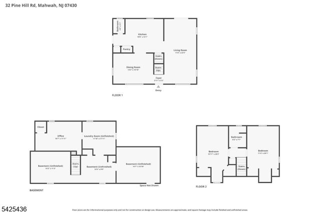 32 Pine Hill Rd, Mahwah Twp., NJ 07430