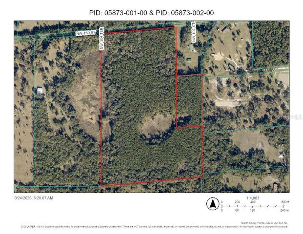 TBD NW 160TH ST, Reddick, FL 32686