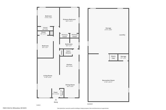 1940 S 33rd STREET, Milwaukee, WI 53215