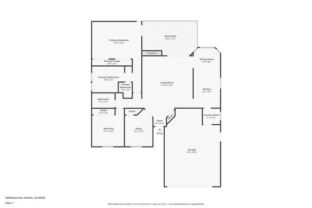2498 Rose, Hemet, CA 92545