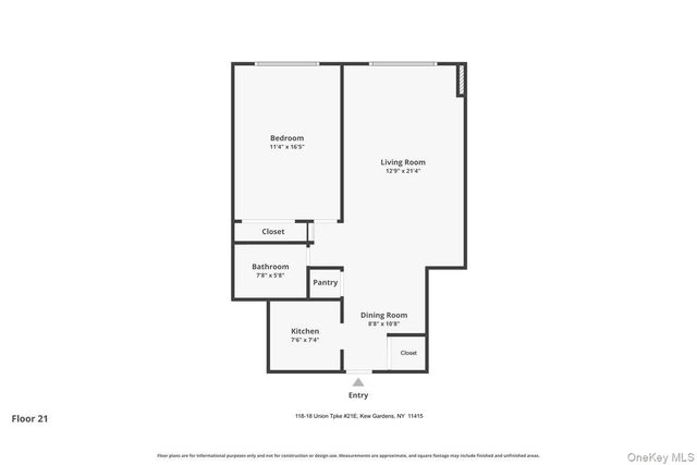 118-18 Union Turnpike 21E, Kew Gardens, NY 11415